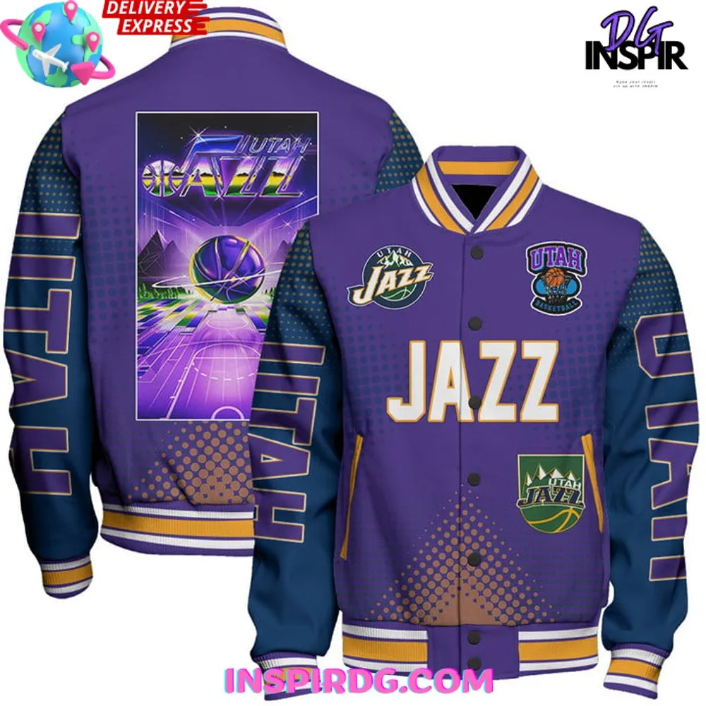 -Utah Jazz NBA 2024 Limited Edition Varsity Jacket