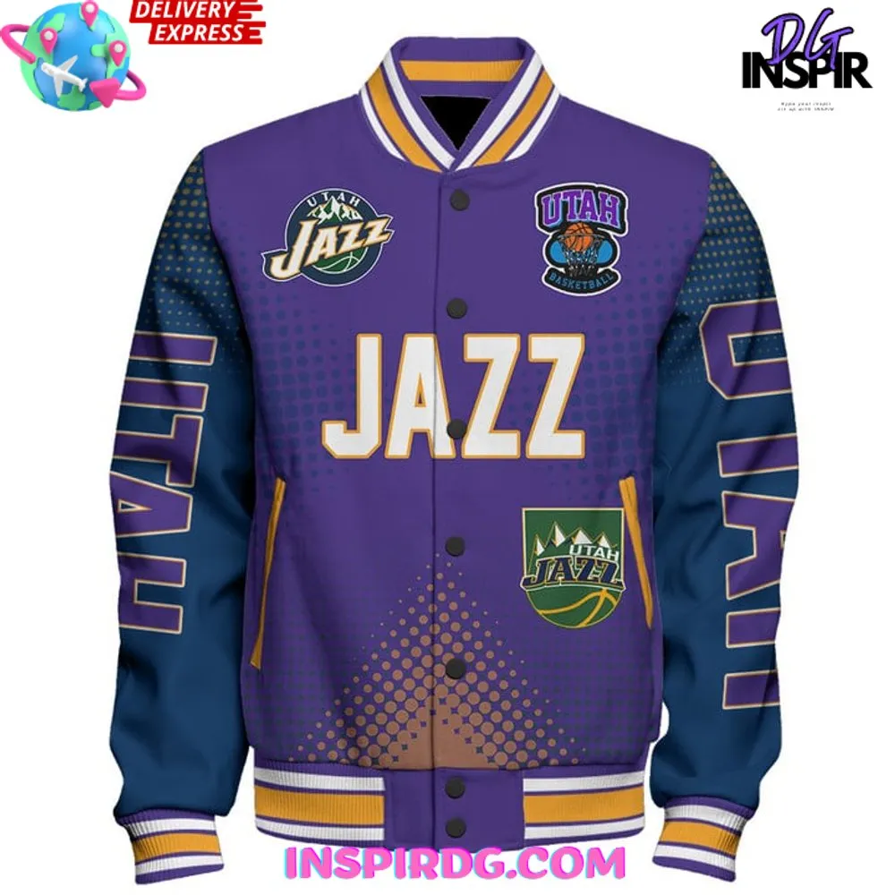 -Utah Jazz NBA 2024 Limited Edition Varsity Jacket