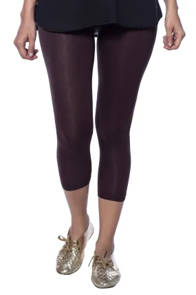 3/4th Leggings-Brown