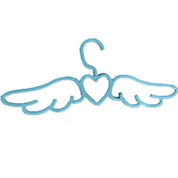 5pcs Heart Angel Wings Hangers - Kimi