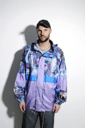 80s vintage windbreaker purple