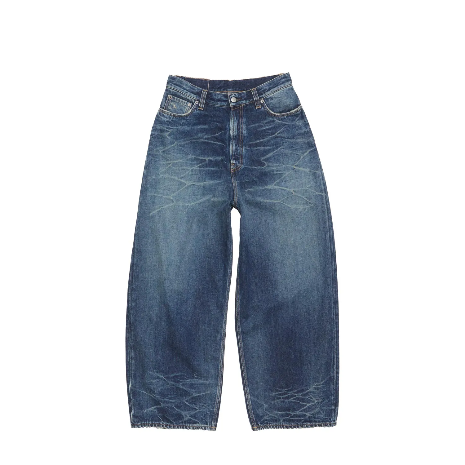 Acne Studios SUPER BAGGY FIT JEANS 2023F, Mid Blue 