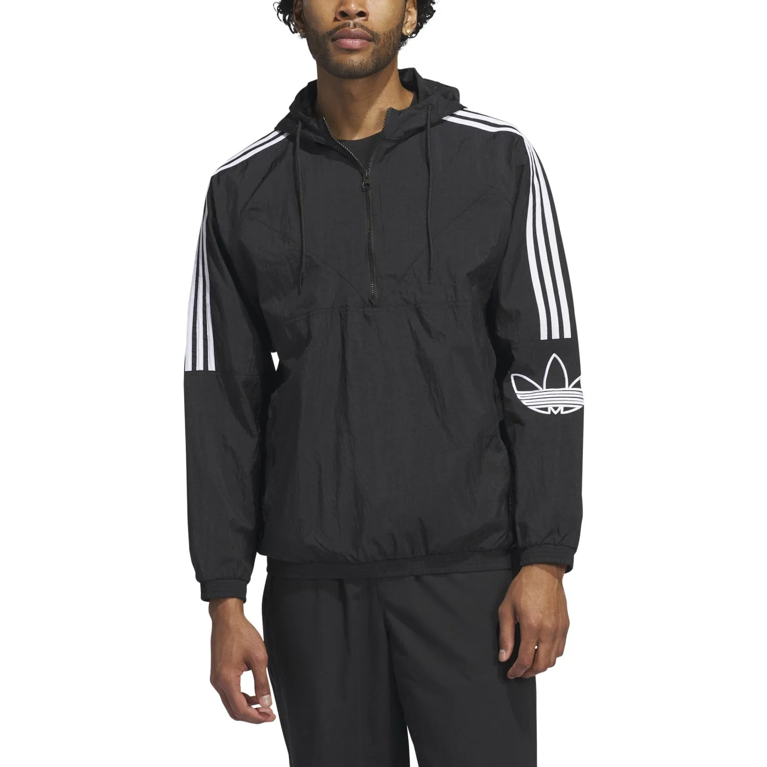 ADIDAS - CLASSIC ANORAK JACKET - BLACK