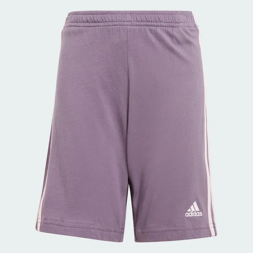 ADIDAS JUNIOR ESSENTIALS 3-STRIPES PURPLE SET