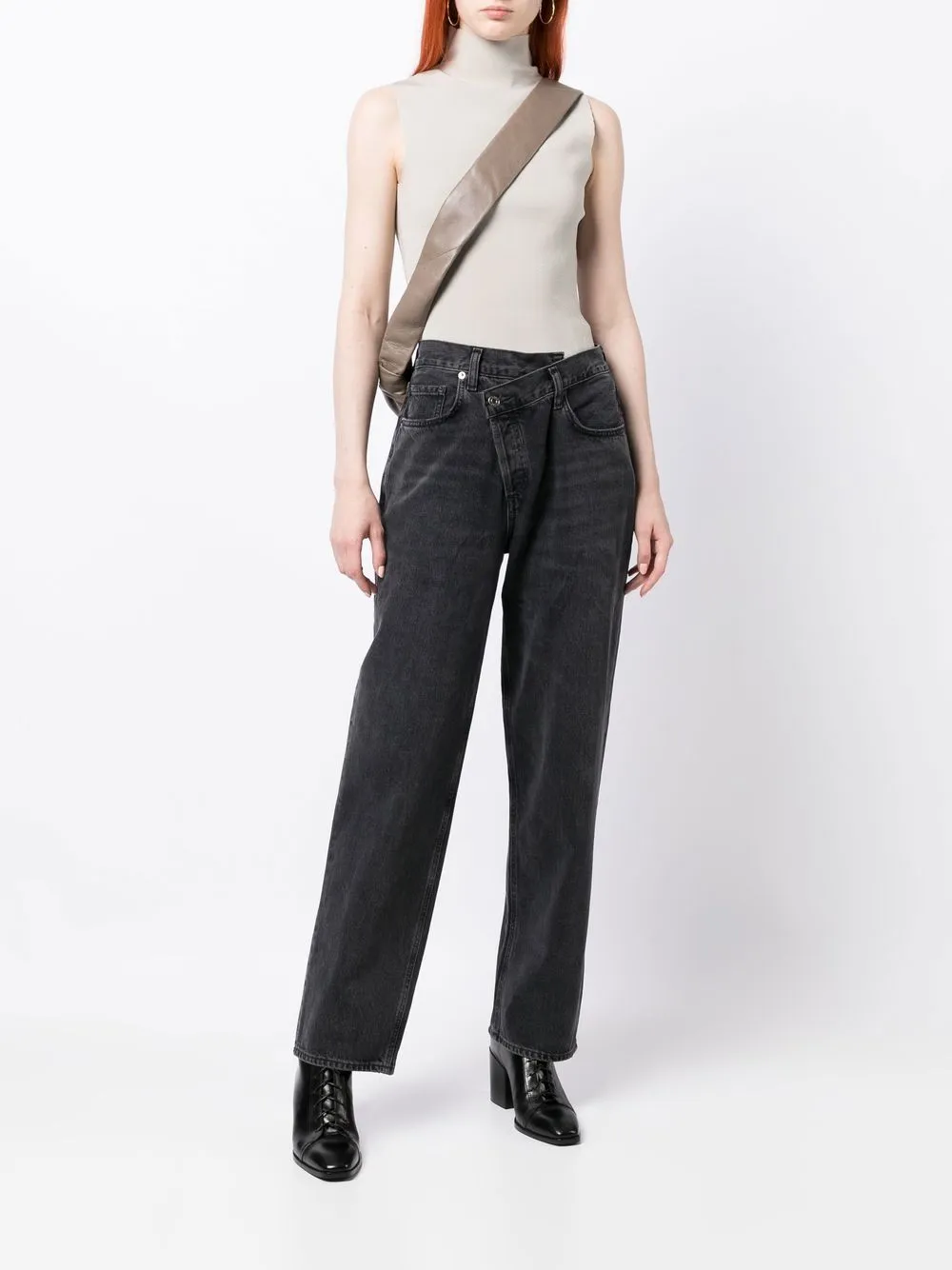 Agolde Pre    Agolde Pre Crossover Straight Leg Jeans