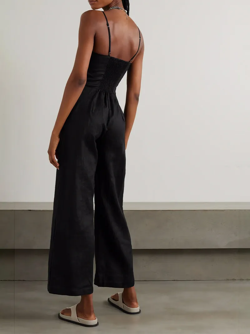 ALGARVE JUMPSUIT IN BLACK