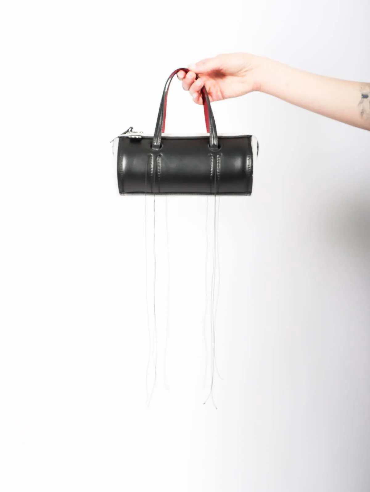 Anona Cylinder Bag - Black