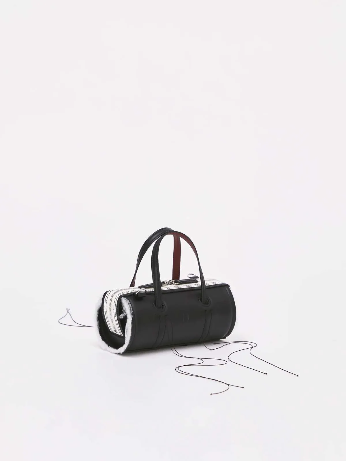 Anona Cylinder Bag - Black