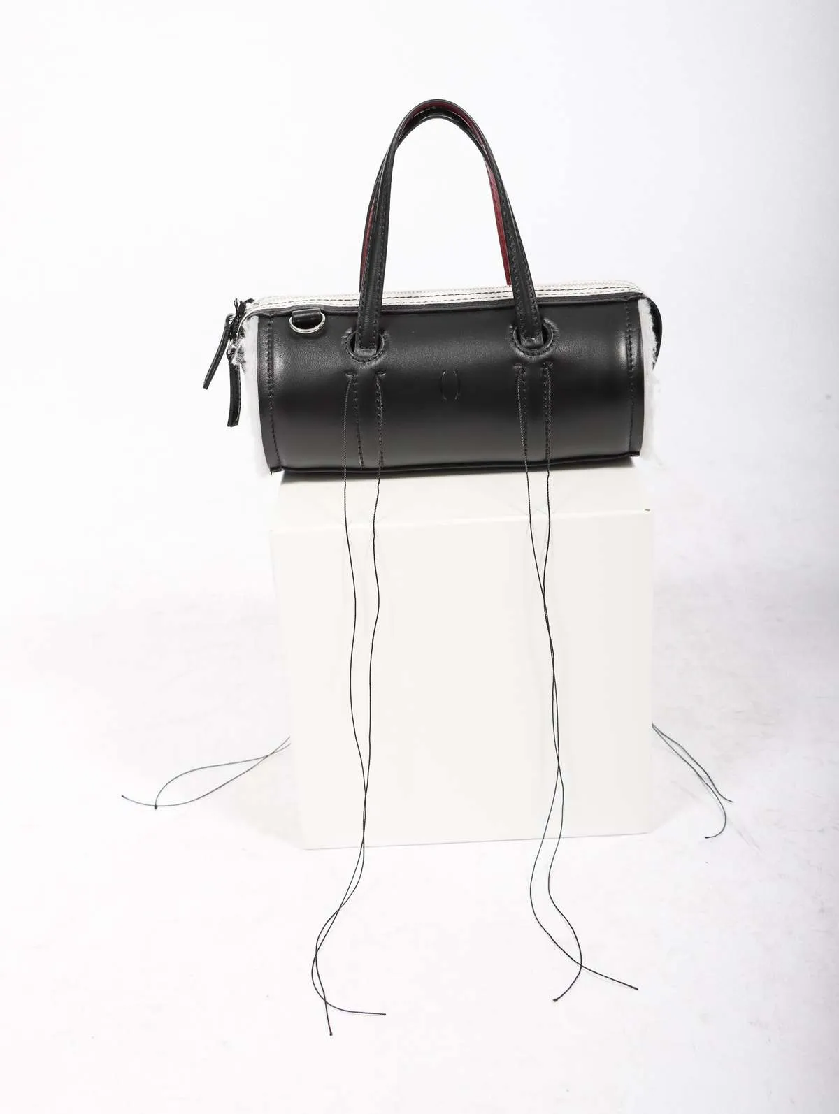 Anona Cylinder Bag - Black