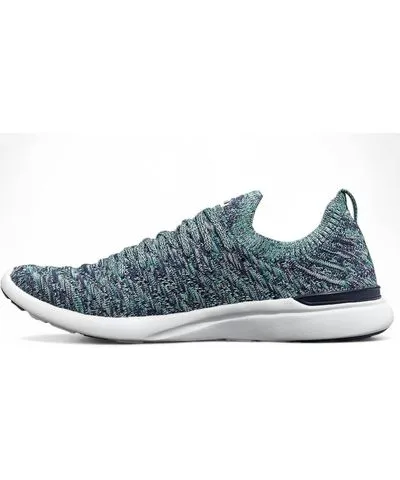 Apl Women's Techloom Wave Sneaker In Indigo/tropical Green/melange