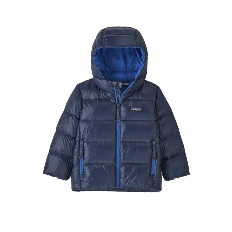 Baby Patagonia Hi-Loft Down Sweater Hoody Jacket (New Navy)