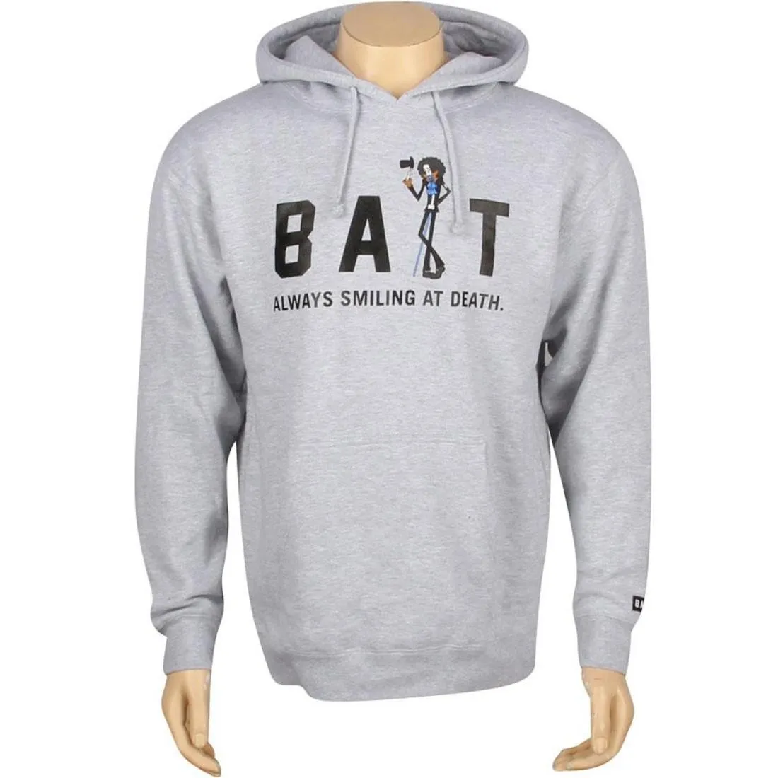 BAIT x One Piece Brook Pullover Hoody (grey heather)