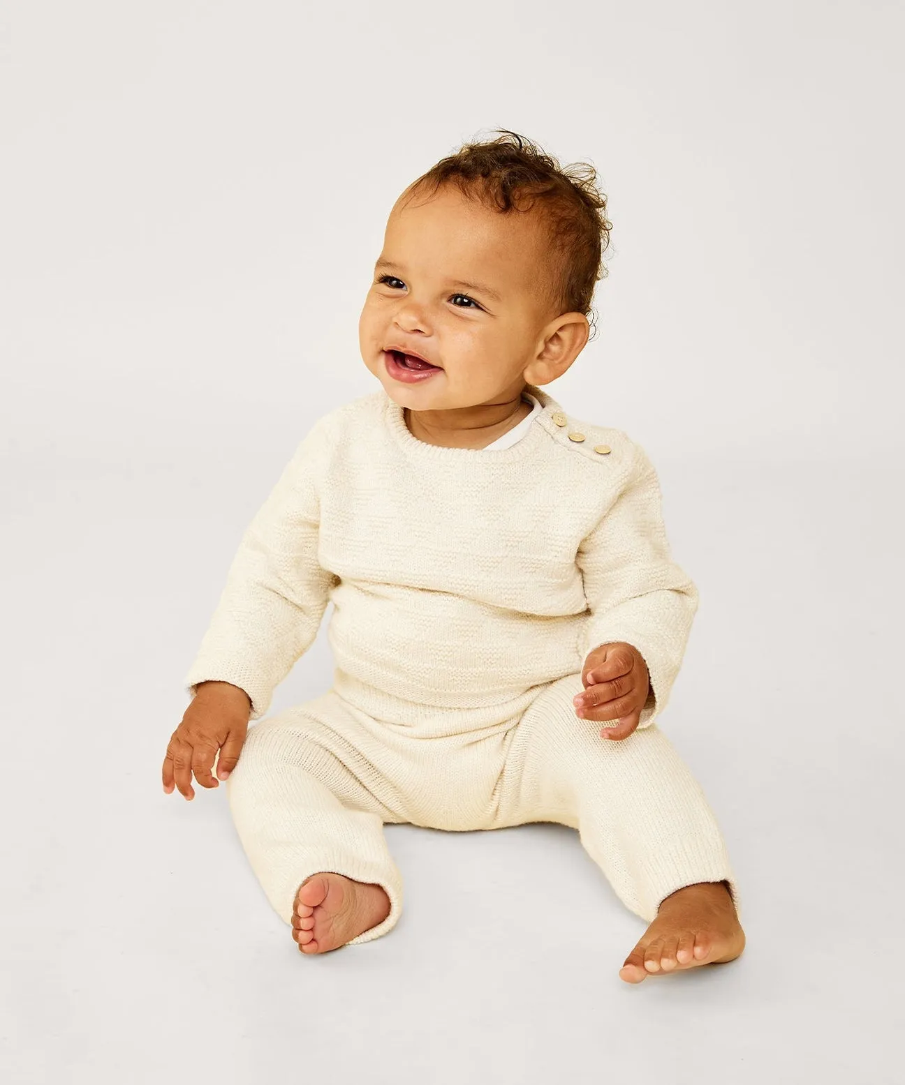 baker baby pant - cream