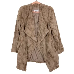 BB Dakota Faux Fur One Button Closure Jacket- Size S (see notes)