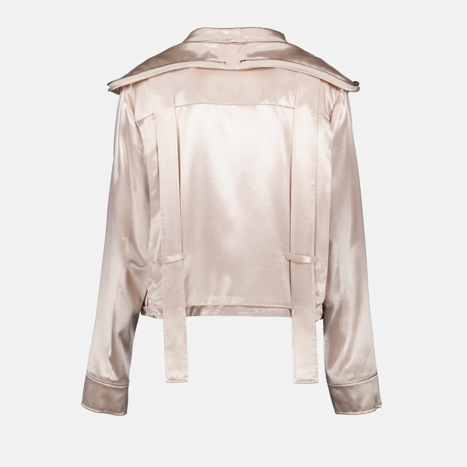 Beige Satin Jacket