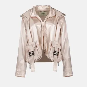 Beige Satin Jacket