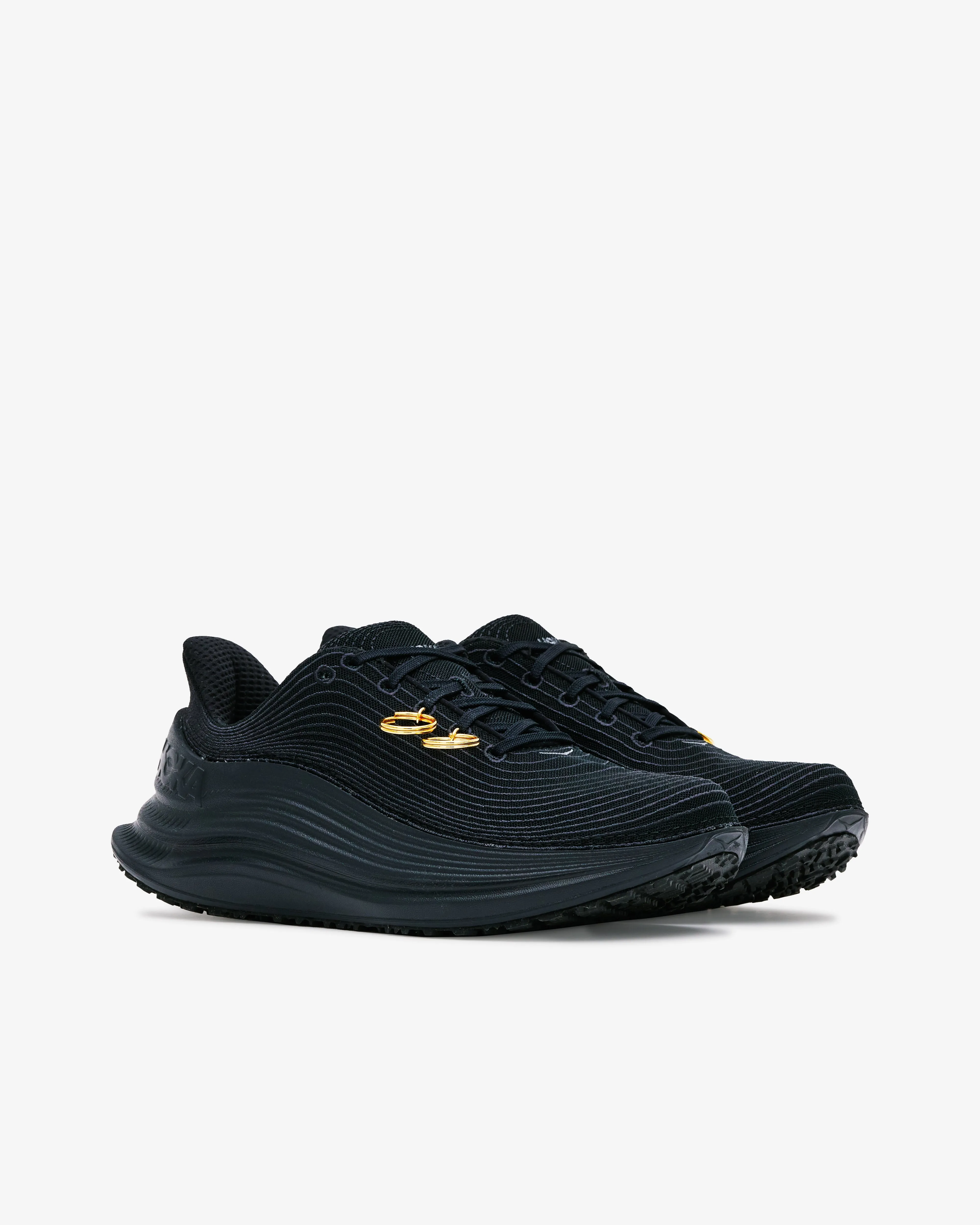 Black Comme des Garons - Hoka TC1.0 Custom Trainer - (Black)