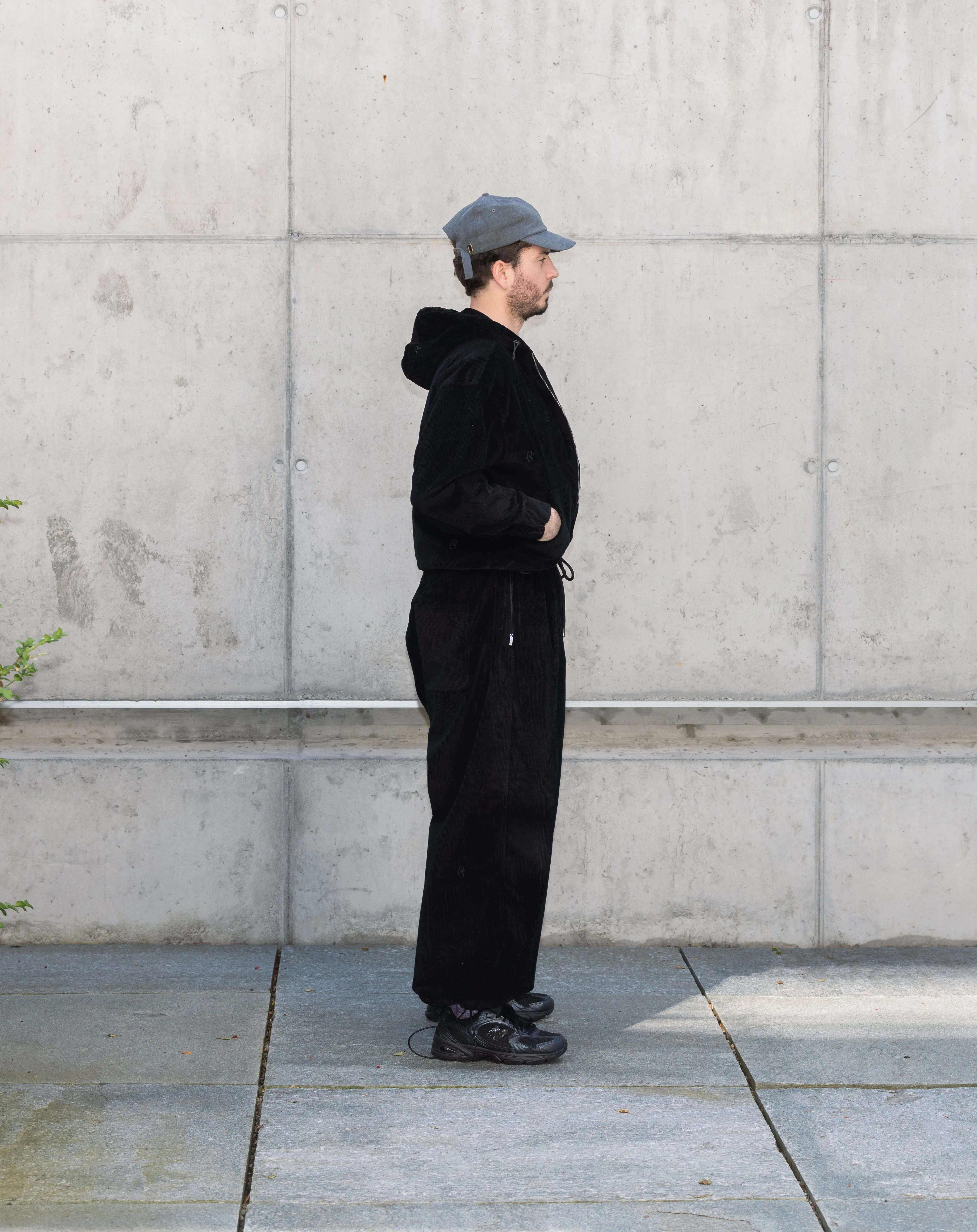 Black Corduroy  Pant