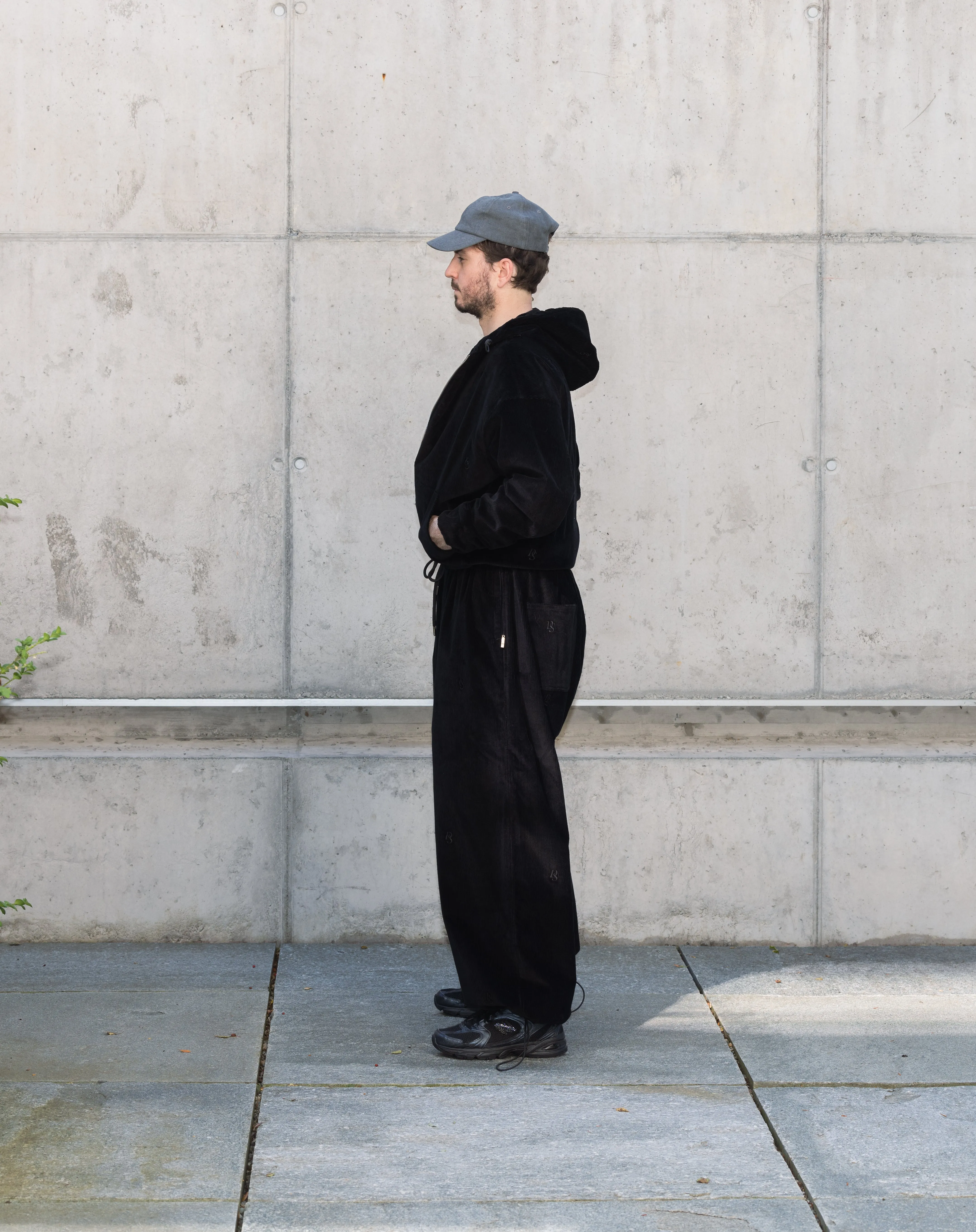 Black Corduroy  Pant