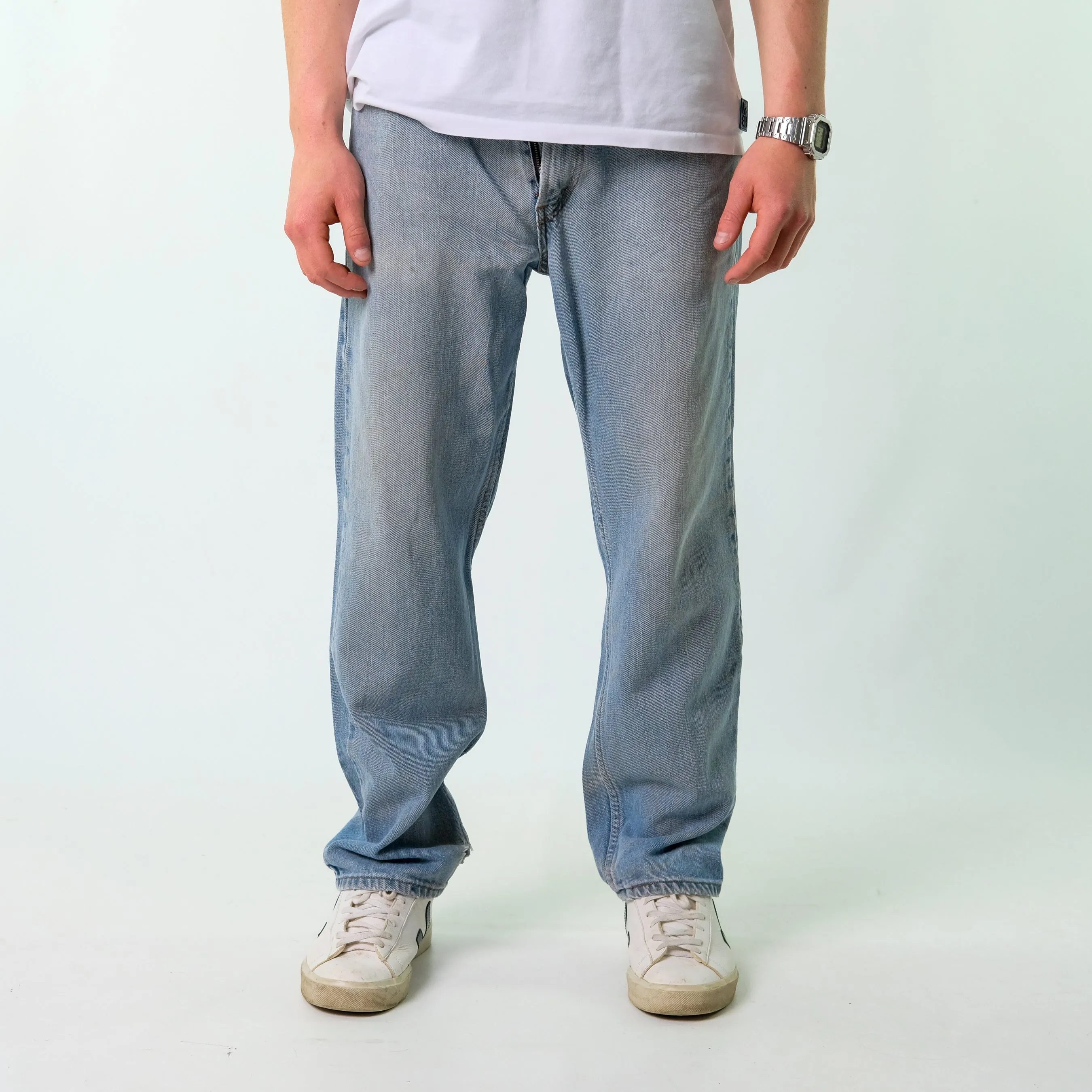 Blue y2ks Levi's Denim Jeans Baggy Pants (34x30)