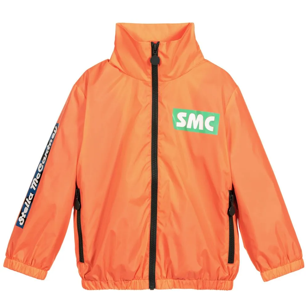 Boys Orange Windbreaker