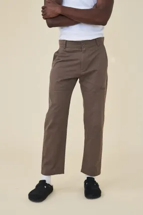 BROWN STRAIGHT WORK PANT