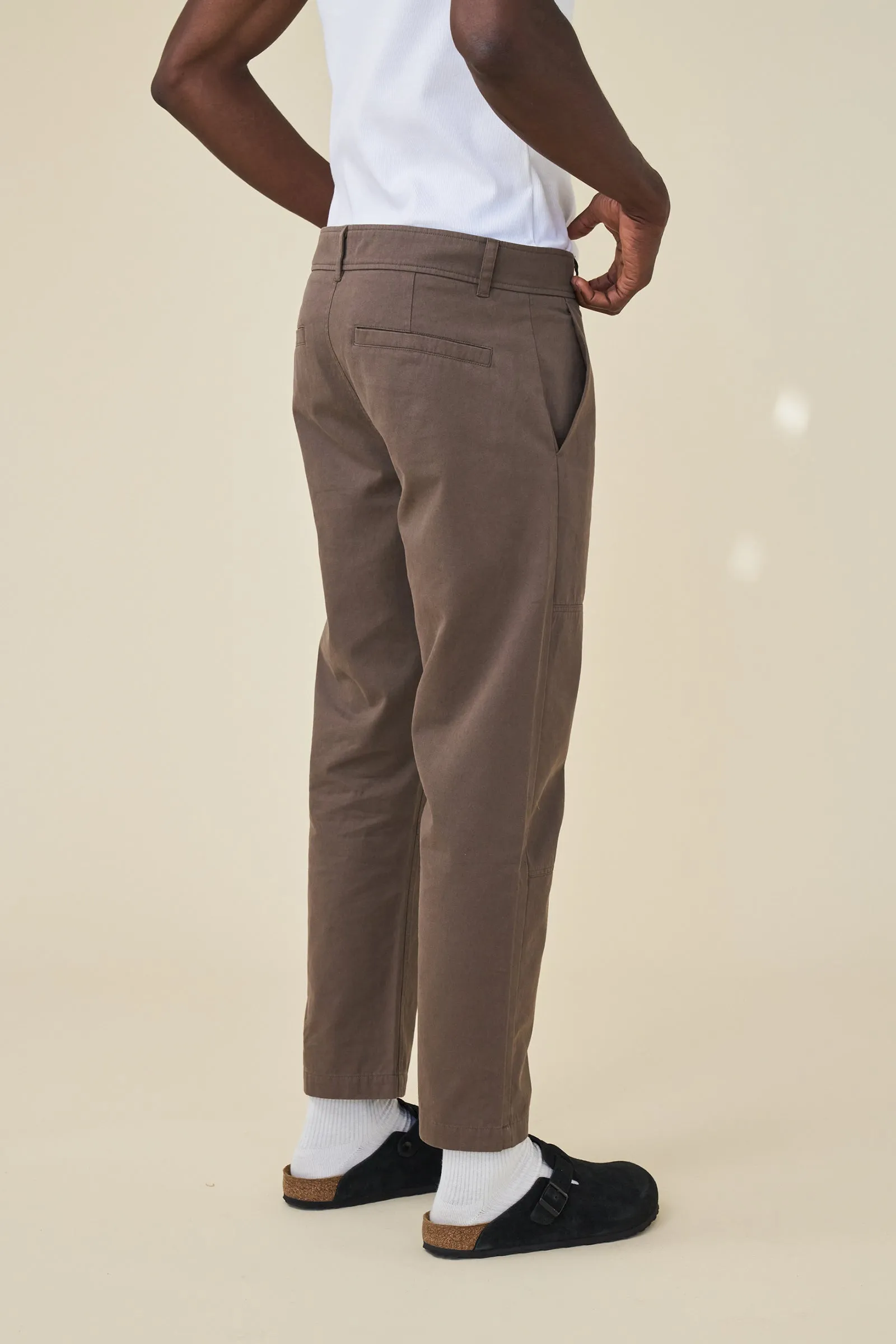 BROWN STRAIGHT WORK PANT