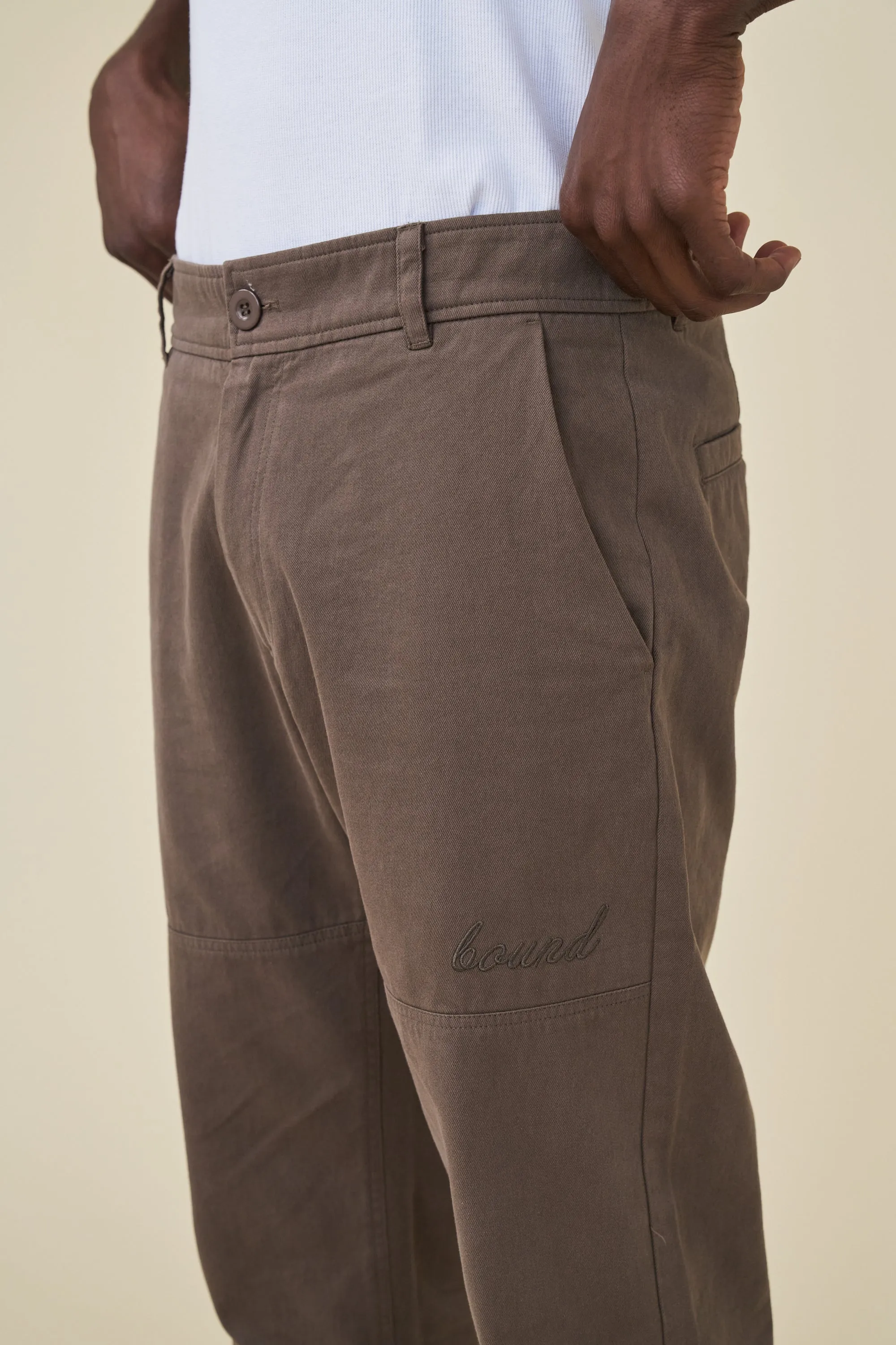 BROWN STRAIGHT WORK PANT