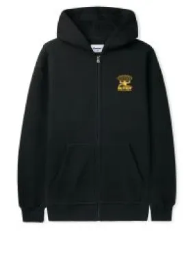 Butter Goods Terrain Zip-Thru Hoody - Black