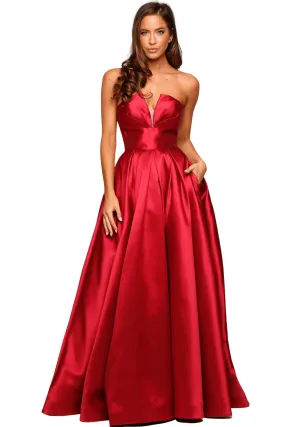 BUY IT TANIA OLSEN Emma Gown PO852-B1 (Red)