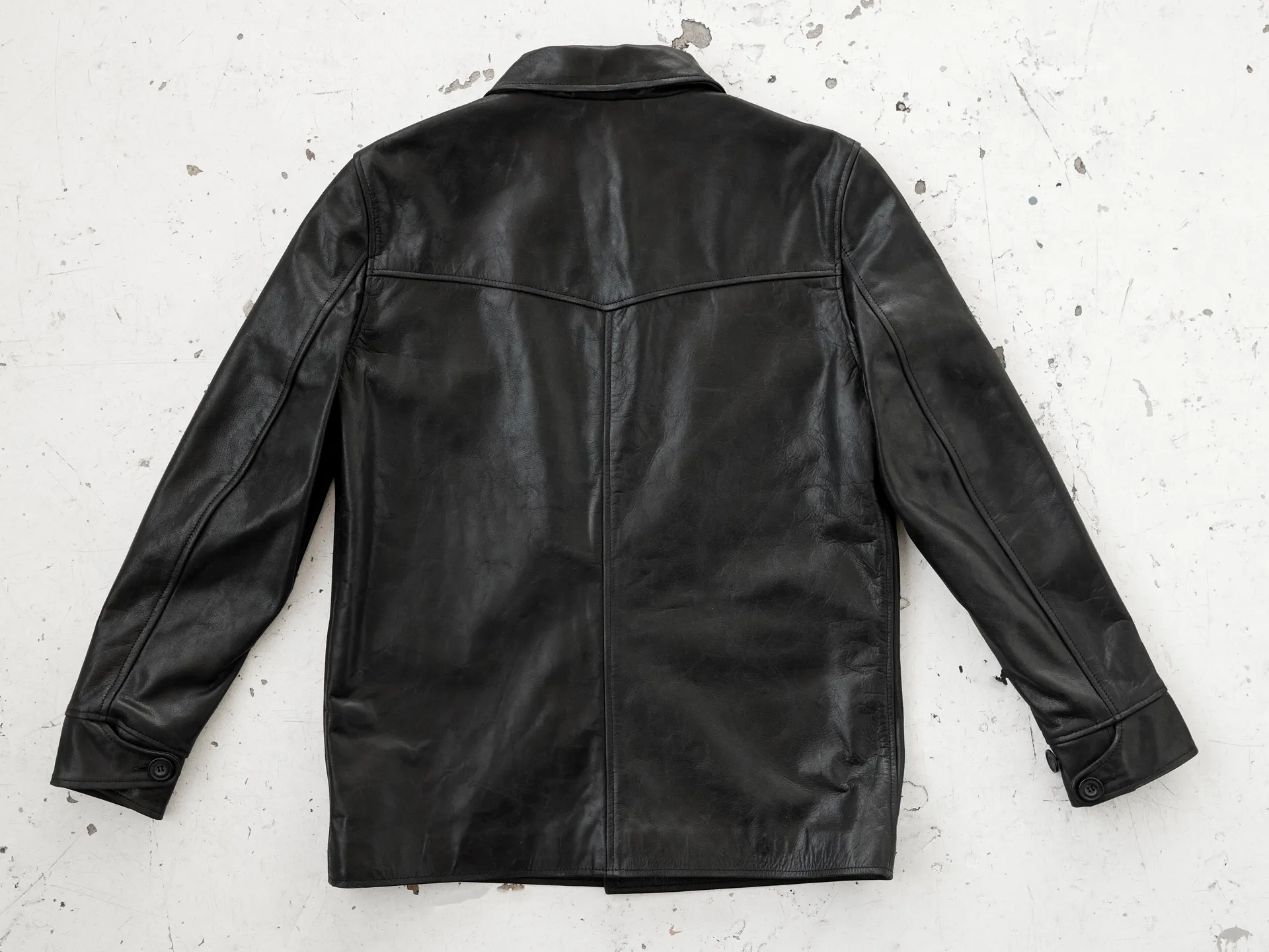 Car coat - Horsehide Leather - AVI LEATHER