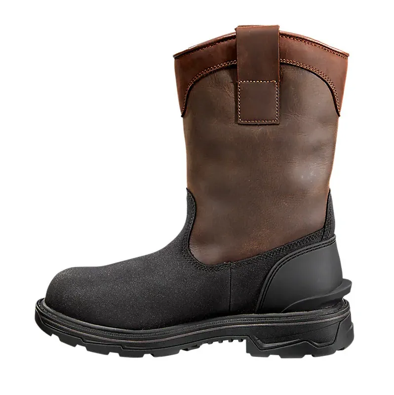 Carhartt IRONWOOD INSULATED 11 ALLOY TOE WELLINGTON 12W Brown Oil Tanned/Black Coated