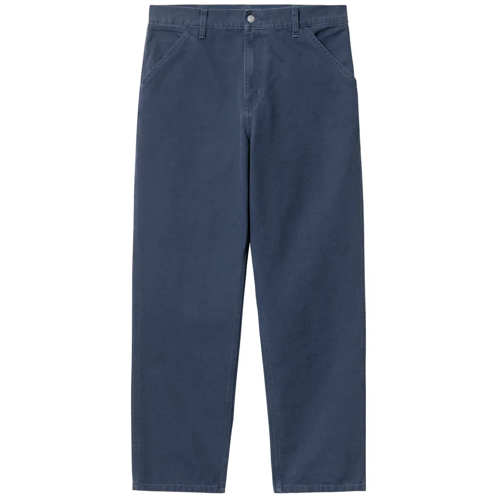 CARHARTT WIP X QUARTERSNACKS SIMPLE PANT // BLUE (AGED CANVAS) L32