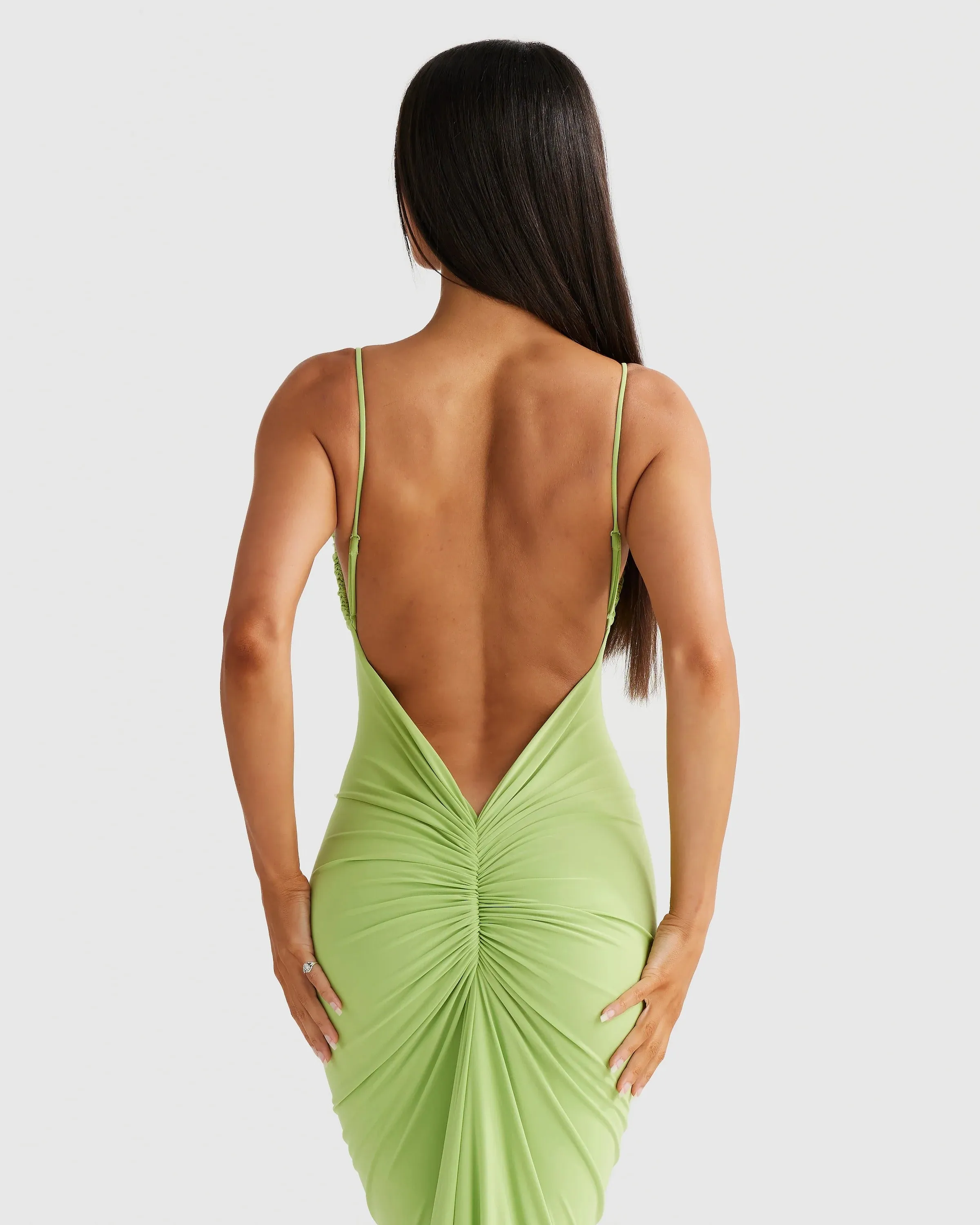 Celina Dress - Lime