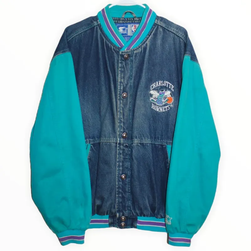 Charlotte Hornets Denim Jacket - William Jacket