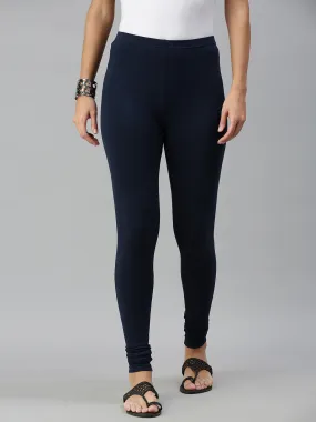 Churidar Leggings-Dark Navy Blue