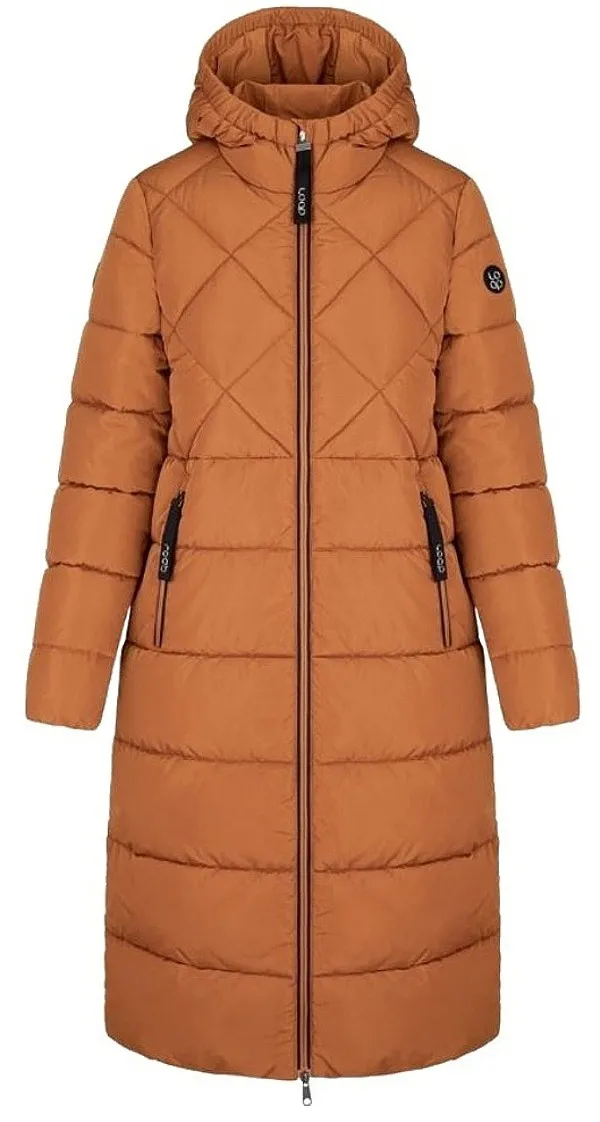 coat Loap Tarvisia - R67R/Cinnamon Stick - women´s