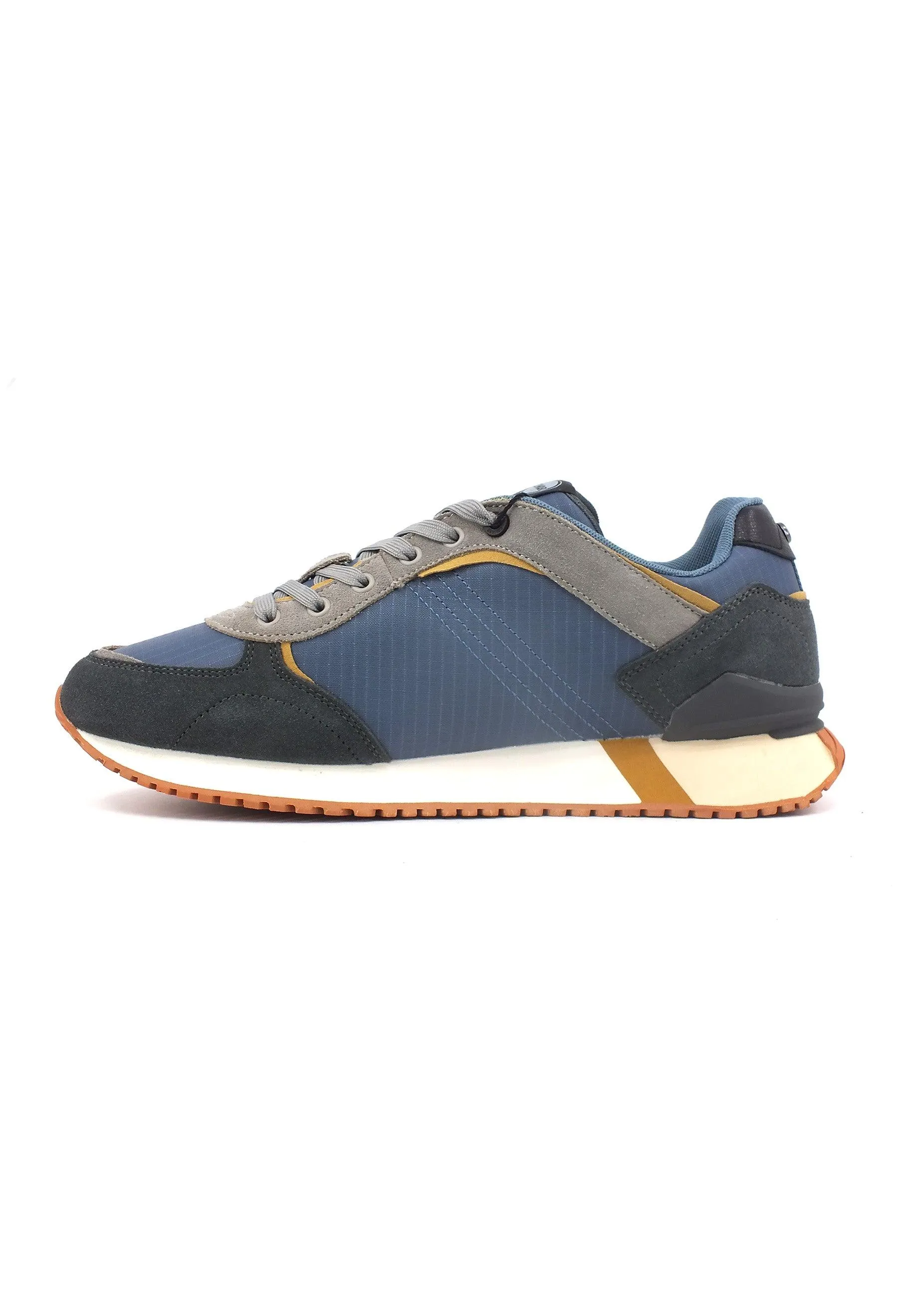 COLMAR Sneaker Uomo Steel Blue Grey Ochra TRAVIS-PLUS-SHADES