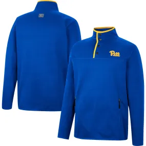 Colosseum Pitt Panthers Royal Rebound Quarter-Snap Jacket