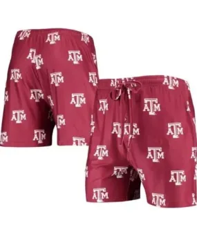 Concepts Sport Men's NCAA Texas A&M Aggies Flagship Allover Print Jam Shorts