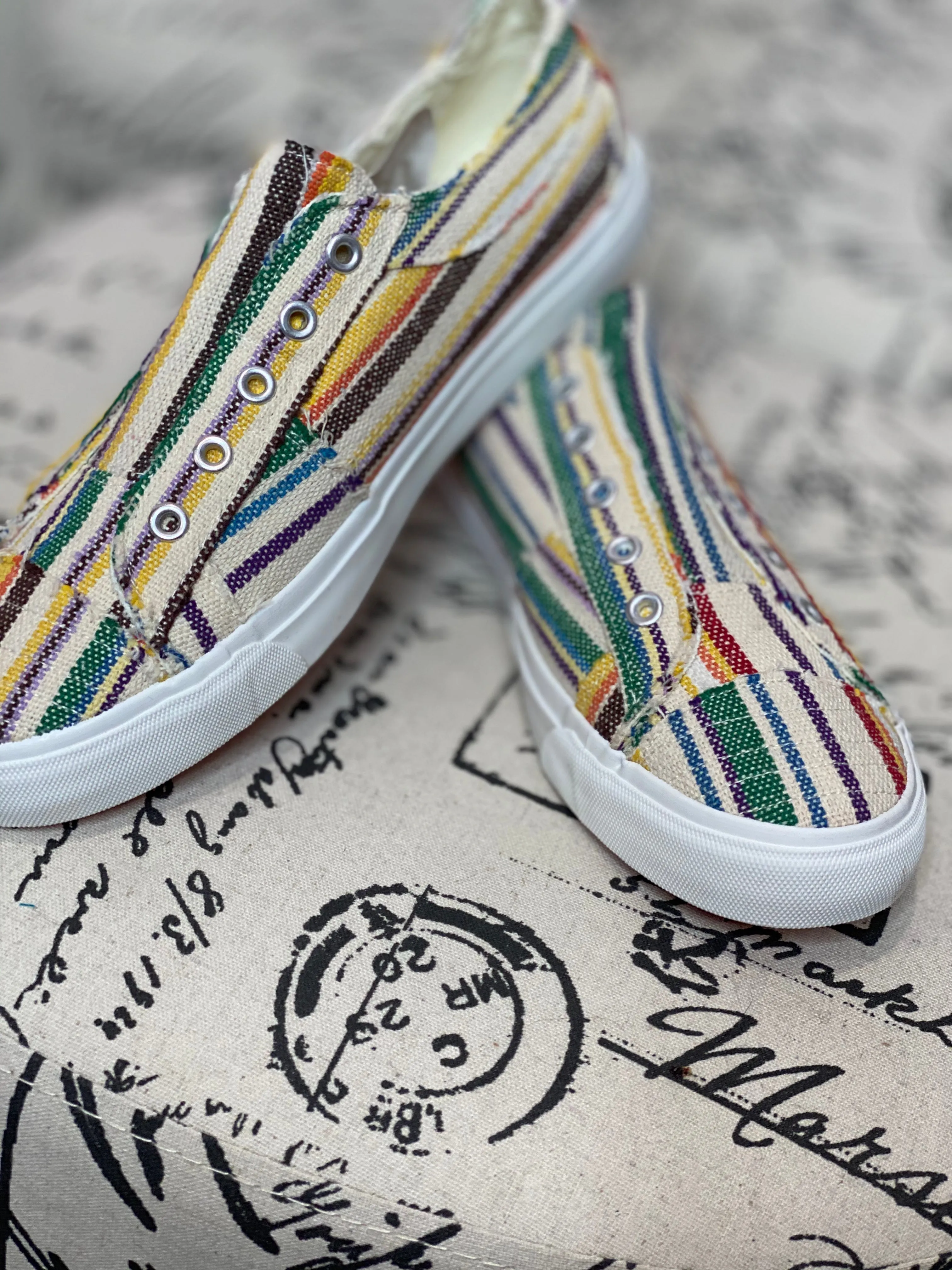 Corky’s Multi Stripe Sneaker