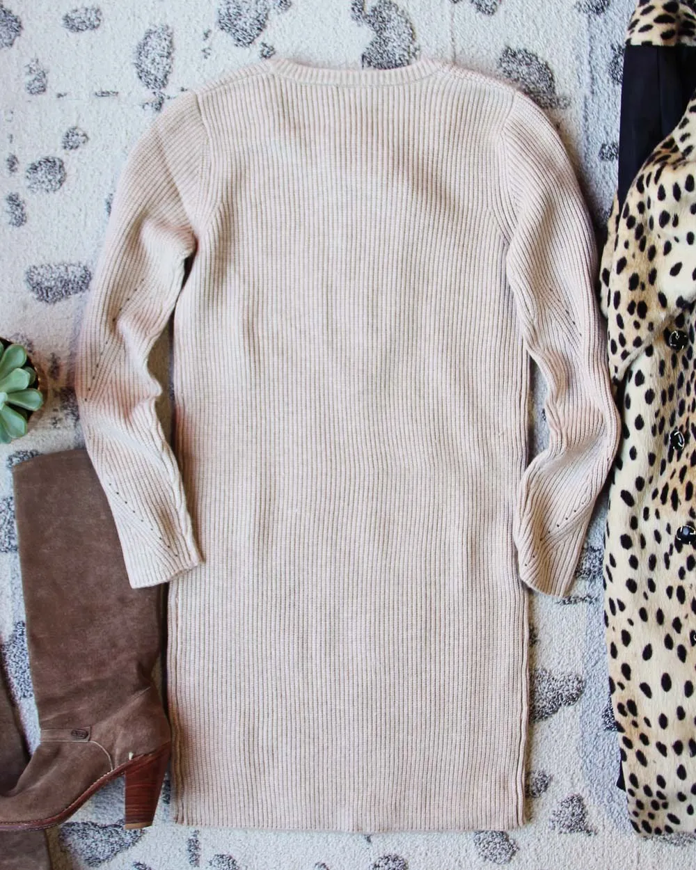 Creme Brulee Sweater Dress