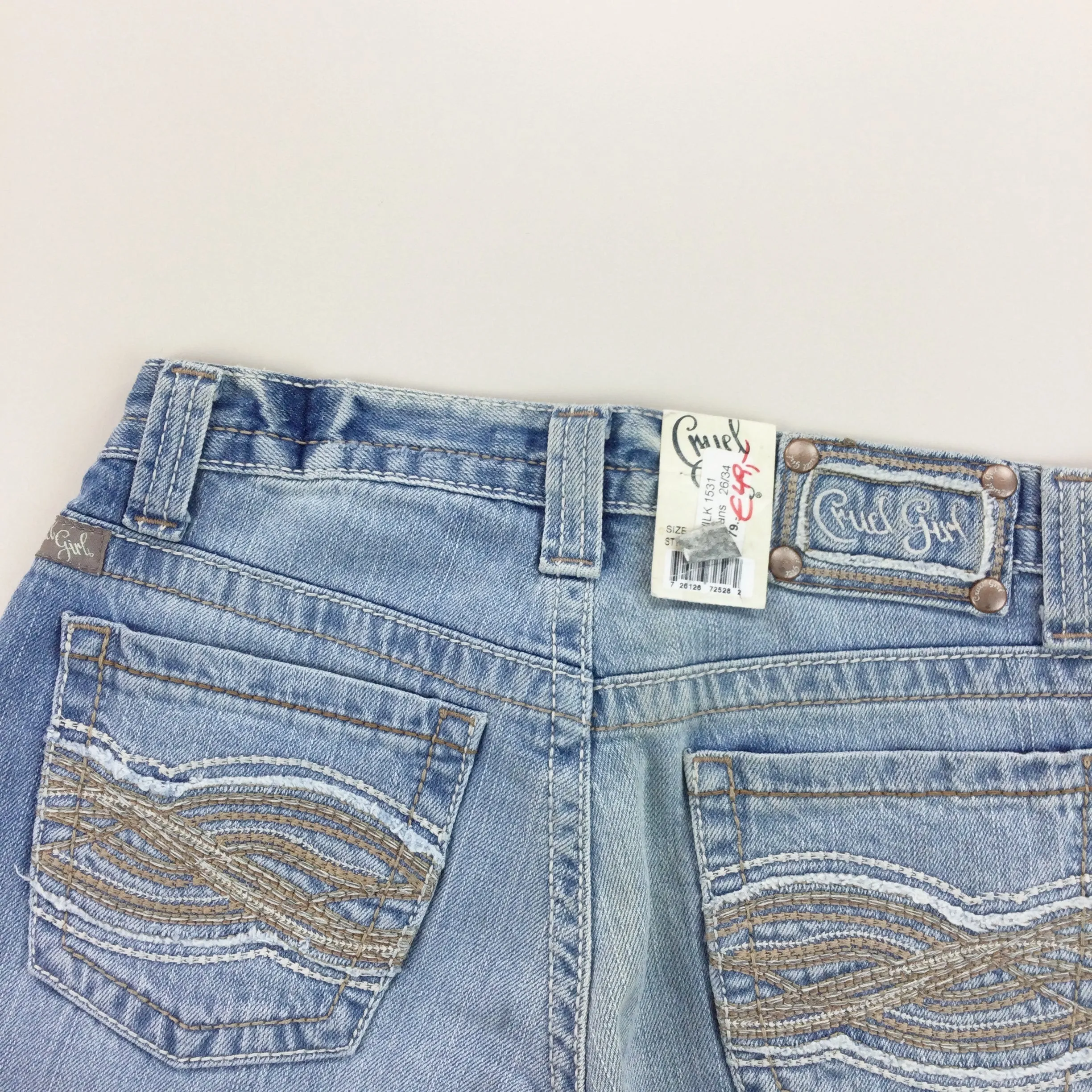 Cruel Girl Hadley WILK 1531 Deadstock Jeans - W26 L34