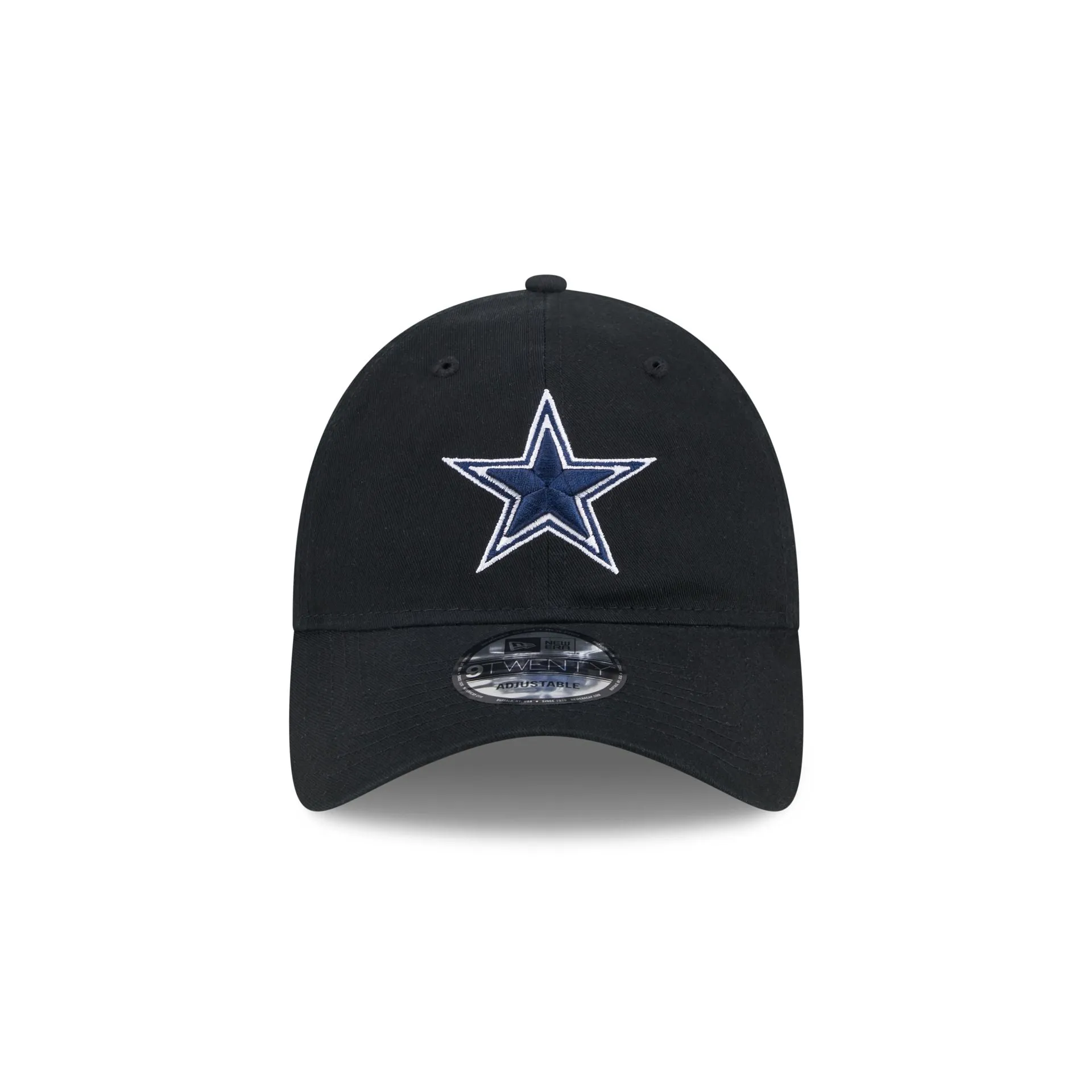 Dallas Cowboys Black 9TWENTY Adjustable Hat