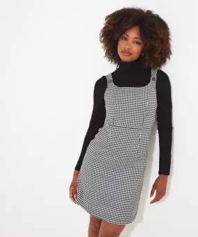 Daring Dogtooth Dress