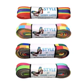 Derby Laces Style Rainbow Laces 108 (274cm)