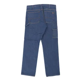 Dickies Carpenter Jeans - 36W 34L Blue Cotton