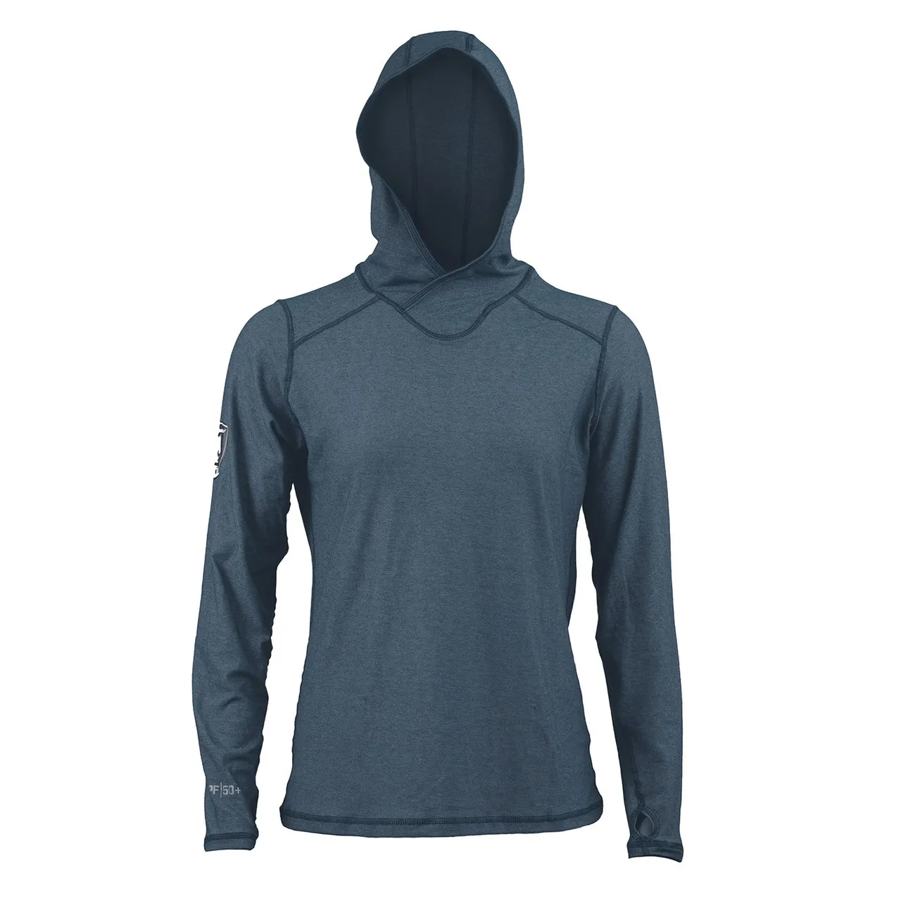 DragonWear FR Pro Dry Tech LS Shirt with Hood Women Navy Heather 246431