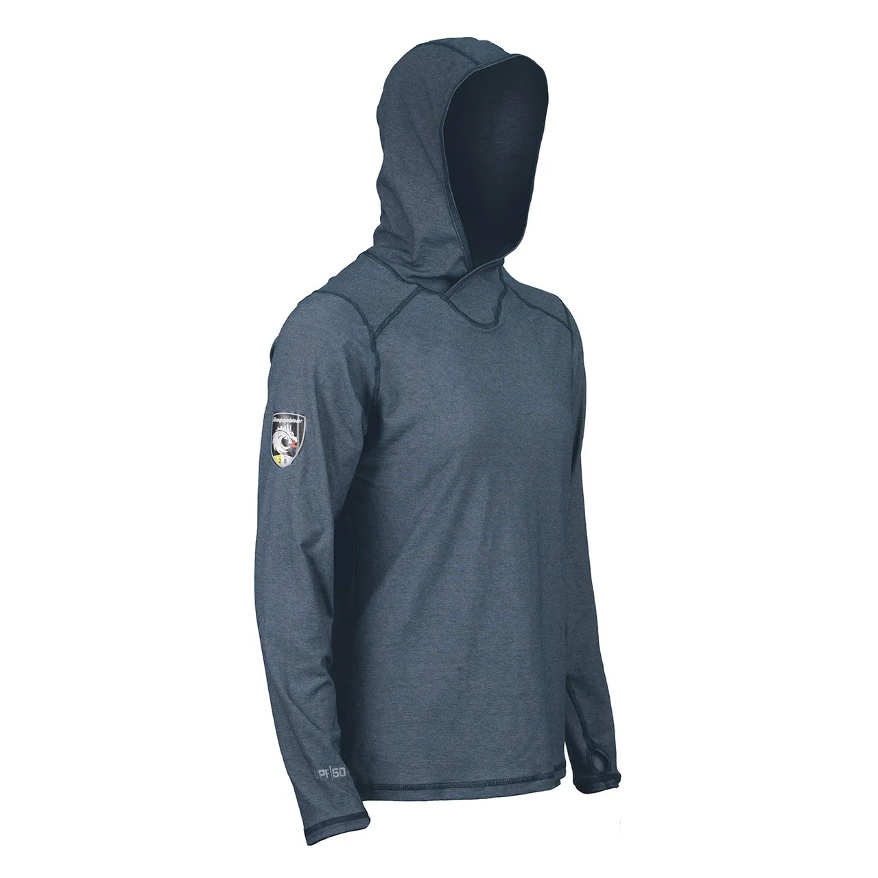 DragonWear FR Pro Dry Tech LS Shirt with Hood Women Navy Heather 246431