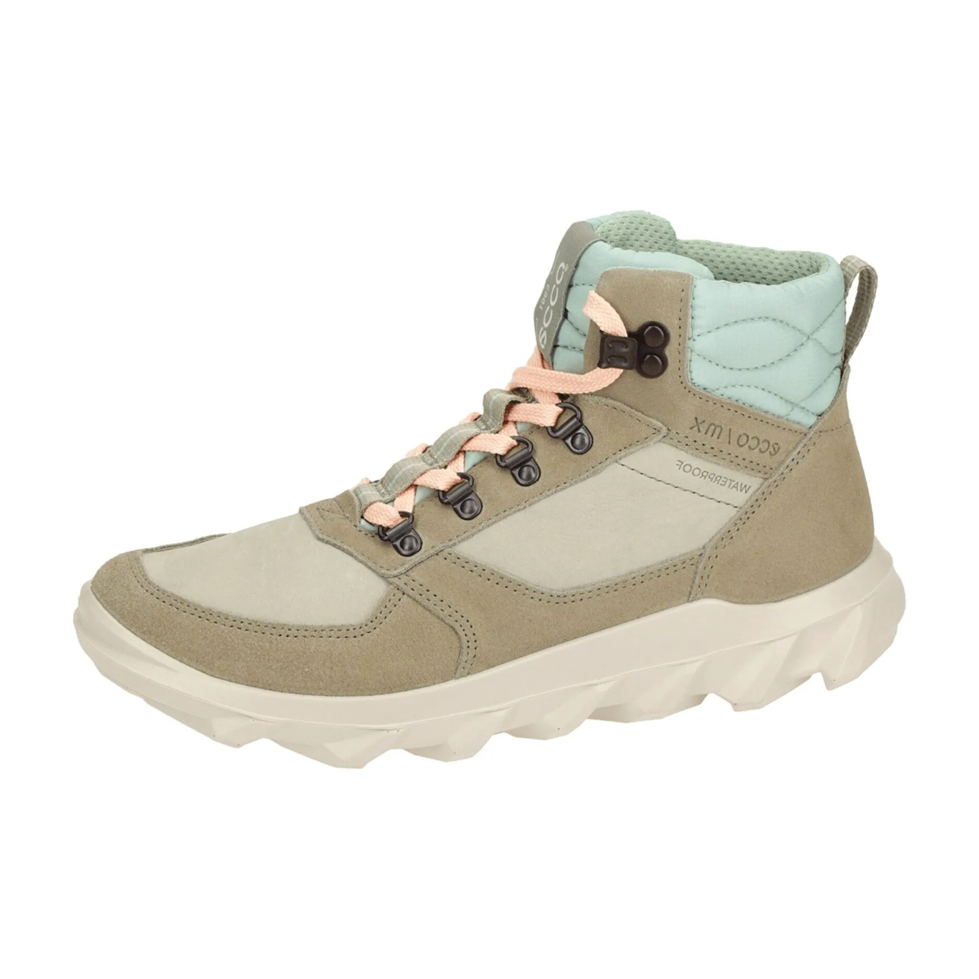 Ecco MX Women's Waterproof Ankle Boots Sage Green - Durable Outdoor Footwear 820303